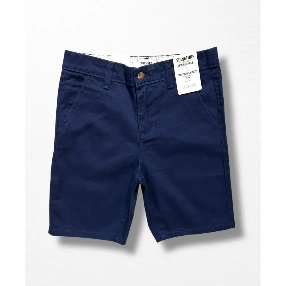 NWT Levi Strauss Signature Girls’ Uniform Shorts, Size 12